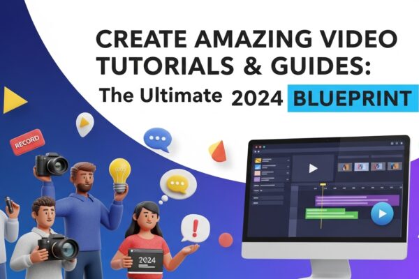 Create Amazing Video Tutorials & Guides: The Ultimate 2024 Blueprint