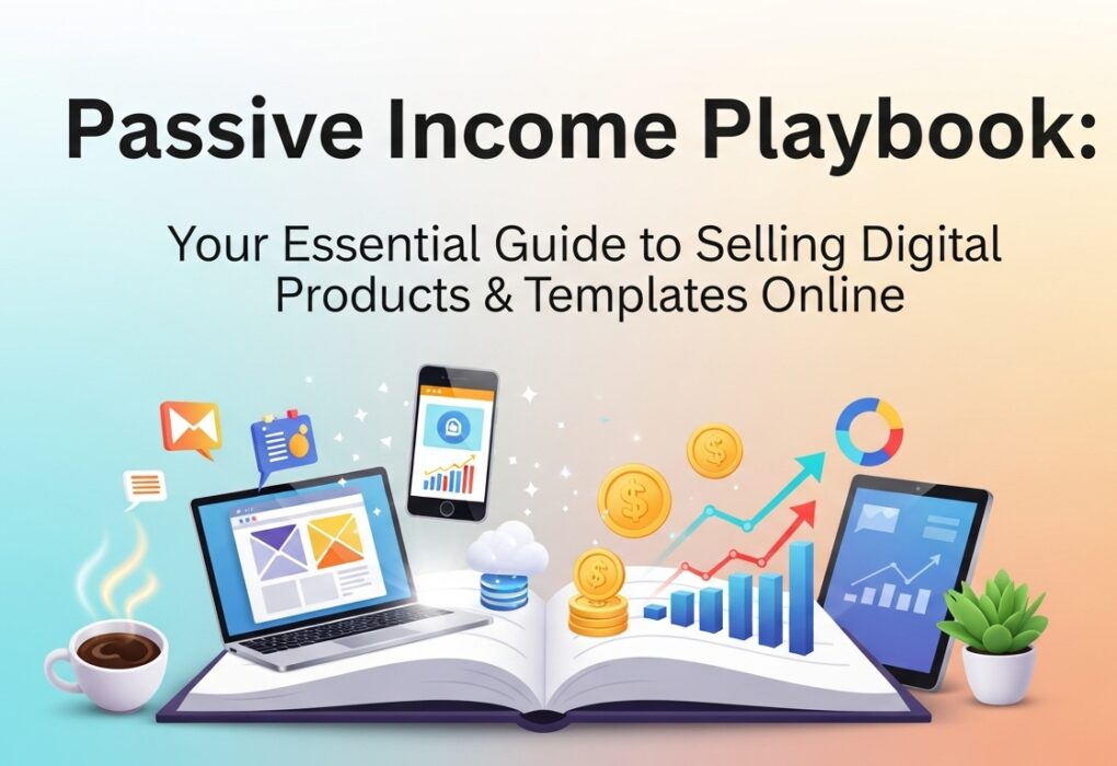 Passive Income Playbook: Your Essential Guide to Selling Digital Products & Templates Online